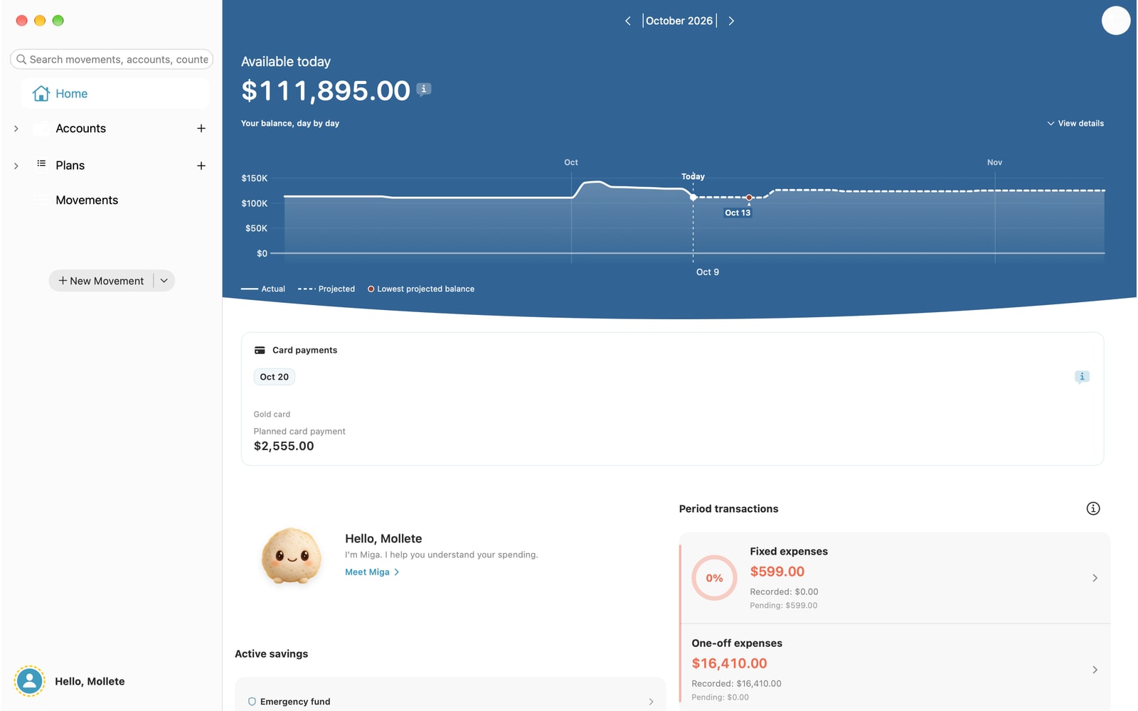 Mac Home: available today, card payments and Miga